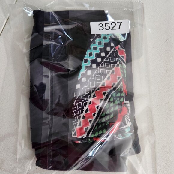 Womens Halter-Style Summer Dress With Geometric Patterned Top & Solid Navy Skirt - Picture 11 of 11